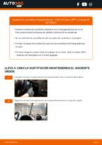 Cambio Escobillas de Limpiaparabrisas traseras y delanteras AUDI A3 Convertible (8P7): guía pdf