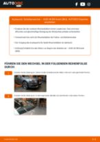 hinten + vorne Scheibenwischer AUDI A4 Avant (8K5, B8) | PDF Wechsel Tutorial
