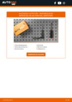 PDF Austausch Anleitung: Motorluftfilter MERCEDES-BENZ A-Klasse (W168) Ersatz