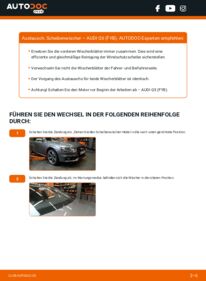 Wie der Wechsel durchführt wird: Scheibenwischer 2.0 TDI quattro Audi Q5 FY tauschen