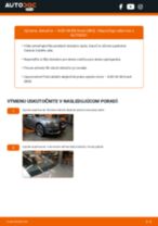 Ako vymeniť predné stierače na AUDI A4 B8 Avant (8K5) – návod na výmenu