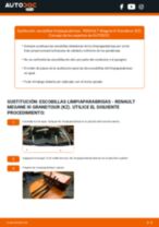 Cambio Escobillas de Limpiaparabrisas traseras y delanteras RENAULT MEGANE III Grandtour (KZ0/1): guía pdf