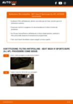Come cambiare Calotta dello spinterogeno Seat Leon 5f - manuale online