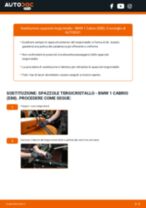 Come cambiare Tergilunotto posteriore e anteriore BMW 1 Convertible (E88) - manuale online