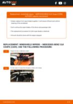MERCEDES-BENZ CLK service manuals