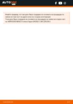 Самостоятелна смяна на предни и задни Чистачки на MERCEDES-BENZ - онлайн ръководства pdf