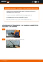 Hoe Ruitenwisserblad achter en vóór vervangen VW SHARAN (7M8, 7M9, 7M6) - handleiding online