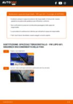 VW LUPO (6X1, 6E1) Tergicristalli sostituzione: tutorial PDF passo-passo