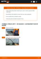 Online návod jak vyměnit List stěrače na VW SHARAN (7M8, 7M9, 7M6)