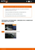 De professionele handleidingen voor Remblokken-vervanging in je Mercedes W169 A 160 1.5 (169.031, 169.331)