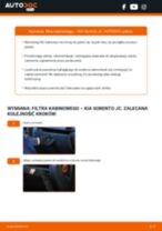 PDF instrukcja wymiany: Filtr kabinowy KIA SORENTO I (JC)