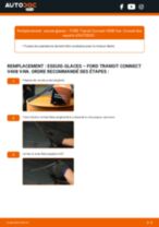 Le guide professionnel de remplacement pour Essuie-Glaces sur votre Ford Transit Connect MK2 1.6 TDCi