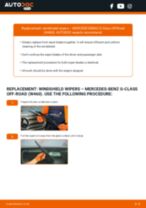 Mercedes W463 Cabrio workshop manual online