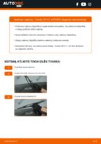 Kaip pakeisti Honda CR-V II valytuvų: priekis - keitimo instrukcija