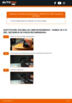 La guía profesional para realizar la sustitución de Pastillas De Freno en tu Honda CR-V III 2.4 4WD (RE4)
