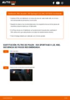 Tutorial de reparación y mantenimiento de KIA Sportage I SUV Cabrio (FM)
