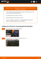 Kako zamenjati avtodel brisalce spredaj na avtu MERCEDES-BENZ Razred S Saloon (W140) – vodnik menjave