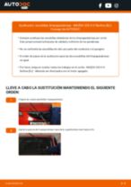 Cómo cambiar y ajustar Escobillas de parabrisas MAZDA 323: tutorial pdf