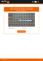 Instalace Klinovy zebrovany remen MERCEDES-BENZ C-CLASS (W204) - příručky krok za krokem
