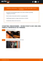 DIY-manual for utskifting av Vindusviskere i VW MULTIVAN 2021