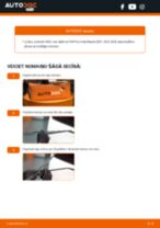 PDF nomaiņas rokasgrāmata: Stikla tīrītāja slotiņa VW Fox Hatchback (5Z1, 5Z3, 5Z4) aizmugurē un priekšā