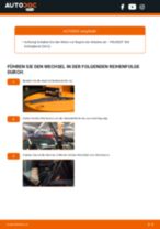 Online-Anleitung zum Scheibenwischerblätter-Austausch am PEUGEOT 206 Hatchback (2A/C) kostenlos