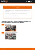 Jak vyměnit přední stírací lišty na TOYOTA Avensis I Liftback (T22) – návod k výměně