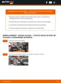 Comment effectuer un remplacement de Essuie-Glaces sur 3.0 D-4D 4WD (KUN26) Toyota Hilux III