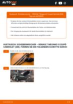 RENAULT MEGANE II Coupé-Cabriolet (EM0/1_) Frontscheibenwischer ersetzen - Tipps und Tricks