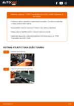 Kaip pakeisti FORD Transit Mk6 Van (V347, V348) valytuvų: priekis - keitimo instrukcija