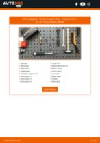 DIY PEUGEOT change Bracket, stabilizer mounting - online manual pdf