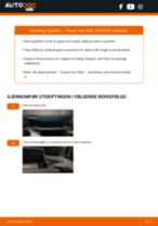 DIY-manual for utskifting av Kupefilter i TOYOTA HIACE 2021