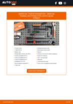 Стъпка по стъпка PDF урок за промяна Държач, окачване на стабилизатора на Skoda Octavia 1 Combi