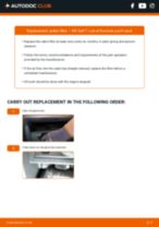 Pollen filter VW Golf VII Hatchback (5G1, BQ1, BE1, BE2) | PDF replacement manual