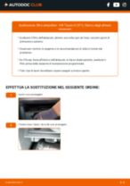 VW TOURAN Filtro Antipolline sostituzione: tutorial PDF passo-passo