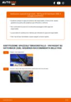Cambio Tergicristalli anteriore e posteriore VW PASSAT (32B): guida pdf
