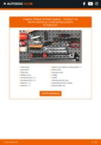 PDF návod na výmenu: Priečne rameno PEUGEOT 107 Hatchback (PM_, PN_) zadné a predné