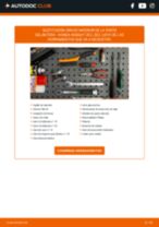Cambio Barra oscilante delantero y trasero HONDA bricolaje - manual pdf en línea