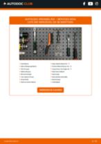 MERCEDES-BENZ Bremsbelagsatz hinten + vorne selber auswechseln - Online-Anleitung PDF