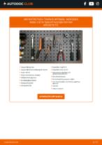 PDF εγχειρίδιο αντικατάστασης: Σετ τακάκια, δισκόφρενα MERCEDES-BENZ C-class Sedan (W204) πίσω και εμπρός