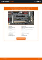 PDF návod na výmenu: Brzdové doštičky PEUGEOT 307 SW (3H) zadné a predné