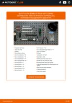 Cambio Bomba de agua + kit correa distribución RENAULT bricolaje - manual pdf en línea