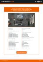 Как се сменя и регулират Водна помпа + ангренажен комплект на AUDI A3: pdf ръководство
