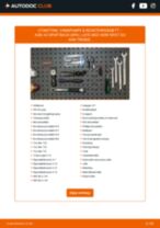 Skifte Vannpumpe + Registerreimsett AUDI A3: gratis pdf