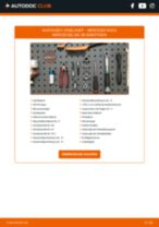 MERCEDES-BENZ Federbeinlager hinten und vorne wechseln - Online-Handbuch PDF