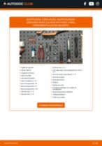 Cambio Base de amortiguador delanteros y traseros MERCEDES-BENZ bricolaje - manual pdf en línea
