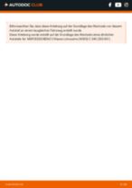 MERCEDES-BENZ C-CLASS T-Model (S203) Radlagersatz austauschen: Online-Handbuch zum Selbstwechsel