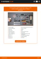 Cambiare Kit accessori, Pastiglia freno OPEL ASTRA: manuale tecnico d'officina