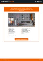 PDF manual sobre mantenimiento Astra H Berlina (A04) 1.6 (L69)