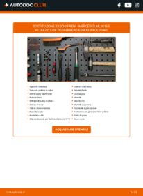 Come effettuare una sostituzione di Dischi Freno ML 270 CDI 2.7 (163.113) ML W163